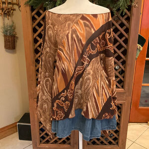 Vintage Boho Penny Lane Fairy Whimsical Womens Medium Flowy Sleeves